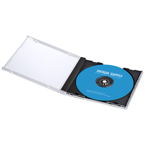 FCD-PN10BK / DVD・CDケース（10枚セット・ブラック）