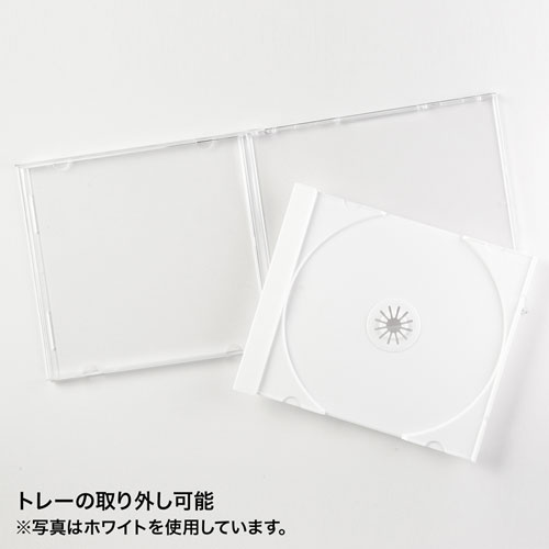 FCD-PN10CLN / Blu-ray・DVD・CDケース（10枚セット・クリア）