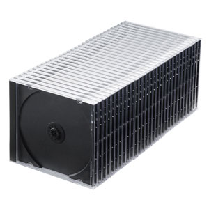 FCD-PN30BKN / Blu-ray・DVD・CDケース(30枚セット・ブラック)