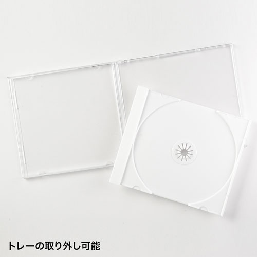 FCD-PN30WN / Blu-ray・DVD・CDケース（30枚セット・ホワイト）