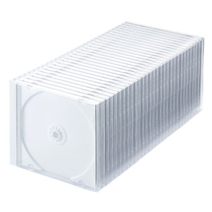 FCD-PN30WN / Blu-ray・DVD・CDケース(30枚セット・ホワイト)