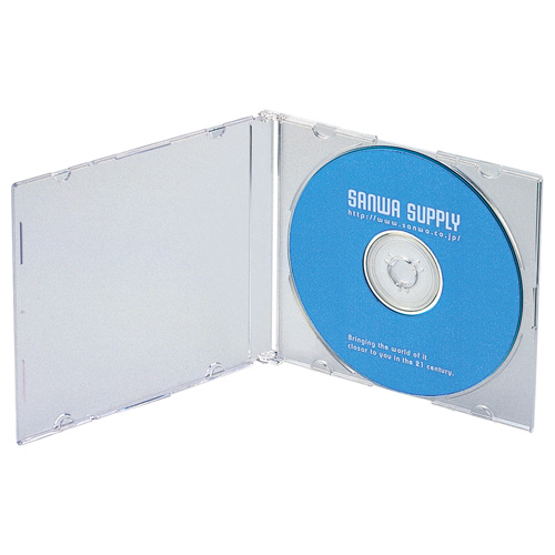 FCD-PU100C / DVD・CDケース（100枚セット・クリア）