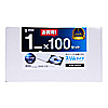 FCD-PU100MBK DVD・CDケース(100枚セット・マットブラック) FCD-PU100MBK / DVD・CDケース(100枚セット・マットブラック)