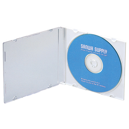 FCD-PU10MW / DVD・CDケース（10枚セット・マットホワイト）