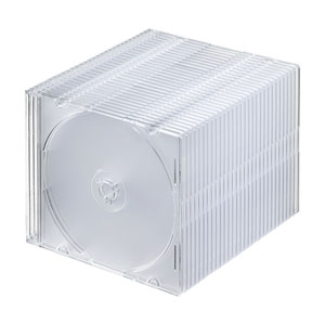 FCD-PU30CLN / Blu-ray・DVD・CDケース(スリムタイプ・30枚セット・クリア)
