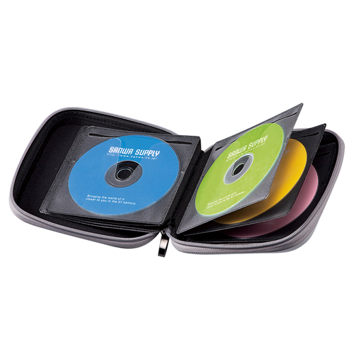 FCD-SH24BK / DVD・CDケース（ブラック）