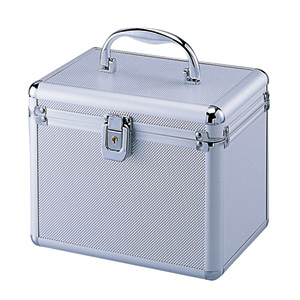 FCD-SL120SV / セキュリティ対応DVD・CDケース（シルバー）