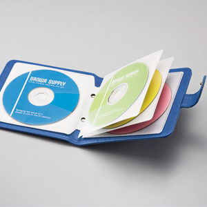 FCD-TE12BL / DVD・CDファイルケース（ブルー）