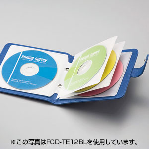 FCD-TE12D / DVD・CDファイルケース(オレンジ)