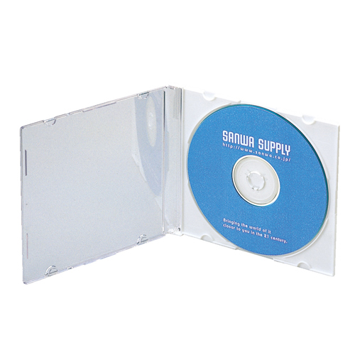 FCD-U100MWHN / DVD・CDケース（マットホワイト・100枚セット）