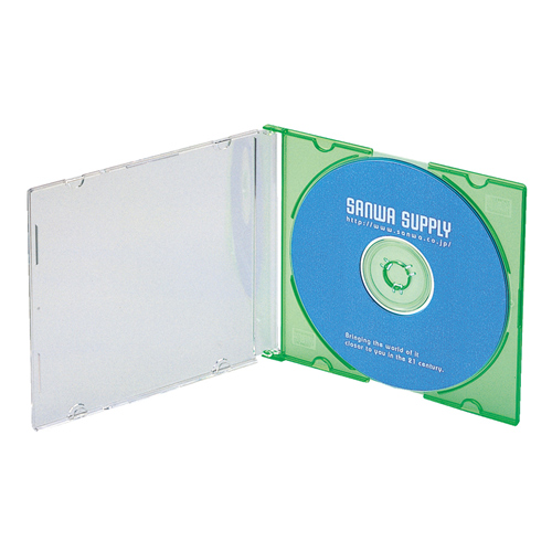 FCD-U10MXN / DVD・CDケース（5色ミックス・10枚セット）