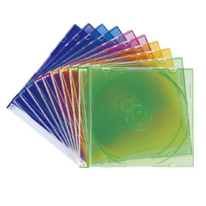 FCD-U10MXN / DVD・CDケース(5色ミックス・10枚セット)
