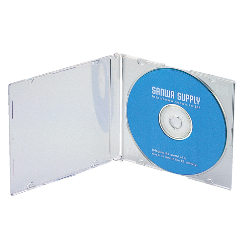 FCD-U50CN / DVD・CDケース（クリア・50枚セット）