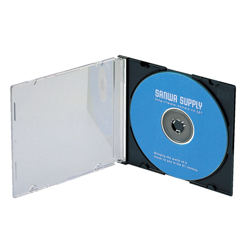 FCD-U50MBKN / DVD・CDケース（マットブラック・50枚セット）