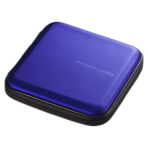 FCD-WLBD12BL / ブルーレイディスク対応セミハードケース(12枚収納・ブルー)