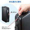 FCD-WLBD96BBK CDジャケット収納対応セミハードケース(96枚収納・ブラック) FCD-WLBD96BBK / CDジャケット収納対応セミハードケース(96枚収納・ブラック)