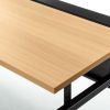 FDM-14060LM ワークデスク(木目・幅1400×奥行き600×高さ720mm) FDM-14060LM / ワークデスク(木目・幅1400×奥行き600×高さ720mm)