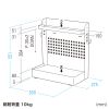 FDM-BWG1BK / マルチワゴン（足元荷物置き台）