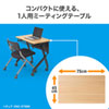FLD-7545M フォールディングデスク(W750×D450mm) FLD-7545M / フォールディングデスク(W750×D450mm)
