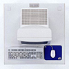 GD-881K グローバルデスク(W800×D800mm) GD-881K / グローバルデスク(W800×D800mm)