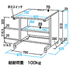 GD-971K グローバルデスク(W900×D700mm) GD-971K / グローバルデスク(W900×D700mm)