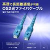 HKB-AM1SCSC1-05 アーマード1芯光ファイバケーブル(シングルモード、SC-SC、5m、ブルー) HKB-AM1SCSC1-05 / アーマード1芯光ファイバケーブル(シングルモード、SC-SC、5m、ブルー)