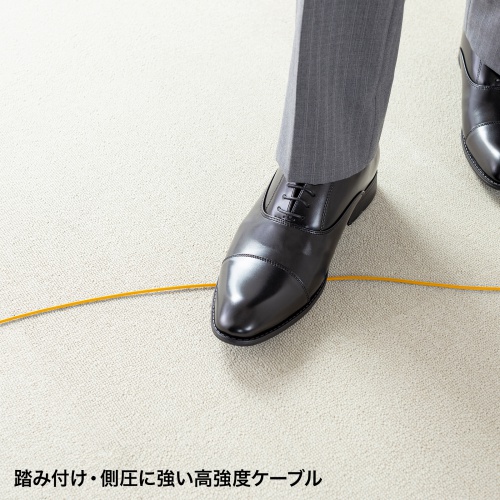 HKB-AM1SCSC1-03Y / アーマード1芯光ファイバケーブル(シングルモード、SC-SC、3m、イエロー)