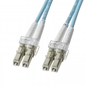 HKB-AMOM3LCLC-01 / アーマードメガネ型光ファイバケーブル(マルチOM3、LC×2-LC×2、1m)