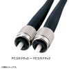 HKB-FCFCTA5-10N / タクティカル光ファイバケーブル（マルチ50μm、FC×2-FC×2、10m）