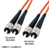 HKB-FF1W-3 メガネ型光ファイバケーブル(シングル9.2μm、FC×2-FC×2、3m) HKB-FF1W-3 / メガネ型光ファイバケーブル(シングル9.2μm、FC×2-FC×2、3m)