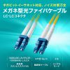 HKB-HLCLC1-05 / 補強メガネ型光ファイバケーブル（シングルモード、LC×2-LC×2、5m）