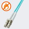 HKB-HOM3LCLC-03 / 補強メガネ型光ファイバケーブル（マルチOM3、LC×2-LC×2、3m）