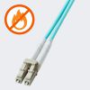 HKB-HOM3LCSC-02 / 補強メガネ型光ファイバケーブル（マルチOM3、LC×2-SC×2、2m）