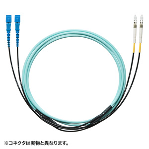 HKB-LCLCTA5-20 / タクティカル光ファイバケーブル(マルチ50μm、LC×2-LC×2、20m)