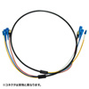 HKB-LCLCWPRB1-30 防水ロバスト光ファイバケーブル(シングル9.2μm、LC×4-LC×4、30m) HKB-LCLCWPRB1-30 / 防水ロバスト光ファイバケーブル(シングル9.2μm、LC×4-LC×4、30m)