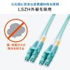 HKB-MOM3LCLC-01 / メガネ型光ファイバケーブル（マルチ50μmOM3、LC×2-LC×2、1m）