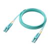 HKB-MOM3LCLC-02 / メガネ型光ファイバケーブル（マルチ50μmOM3、LC×2-LC×2、2m）