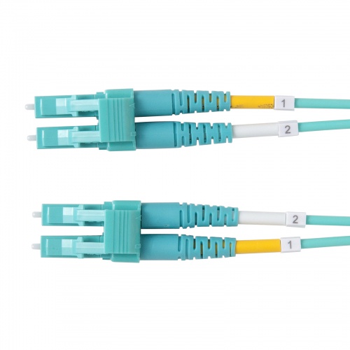 HKB-MOM3LCLC-02 / メガネ型光ファイバケーブル（マルチ50μmOM3、LC×2-LC×2、2m）