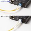 HKB-MOS2LCLC-01 / メガネ型光ファイバケーブル（シングル9μm、LC×2-LC×2、1m）