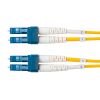 HKB-MOS2LCLC-01 / メガネ型光ファイバケーブル（シングル9μm、LC×2-LC×2、1m）