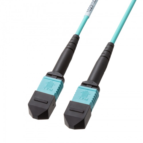 HKB-MPO12M4B-03 / MPO光ファイバケーブル(OM4、12芯、B配線、3m)