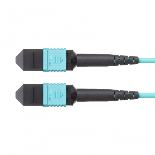 HKB-MPO12M4B-03 / MPO光ファイバケーブル(OM4、12芯、B配線、3m)