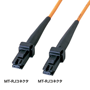 HKB-MTMT6-1 / メガネ型光ファイバケーブル（マルチ62.5μm、MT-RJ-MT-RJ、1m）