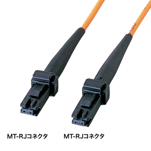 HKB-MTMT5-1 / メガネ型光ファイバケーブル（マルチ50μm、MT-RJ-MT-RJ、1m）