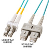 HKB-OM3LCSC-10L メガネ型光ファイバケーブル(マルチ50μmOM3、LC×2-SC×2、10m) HKB-OM3LCSC-10L / メガネ型光ファイバケーブル(マルチ50μmOM3、LC×2-SC×2、10m)