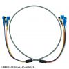 HKB-OM3SCSCWPRB-50 / 防水ロバスト光ファイバケーブル（マルチ50μmOM3、4芯、両端SC×4、50m）