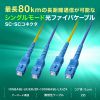 HKB-RB2SCSC1-05 / ロバスト光ファイバケーブル（シングル9μm、2芯、SC×2-SC×2、5m）