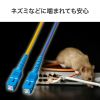 HKB-RB2SCSC1-05 / ロバスト光ファイバケーブル（シングル9μm、2芯、SC×2-SC×2、5m）