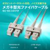 HKB-SCSC5-03N メガネ型光ファイバケーブル(マルチ50μm、SC×2-SC×2、3m) HKB-SCSC5-03N / メガネ型光ファイバケーブル(マルチ50μm、SC×2-SC×2、3m)
