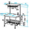 HLK-50LSV ノートPC用座デスク HLK-50LSV / ノートPC用座デスク
